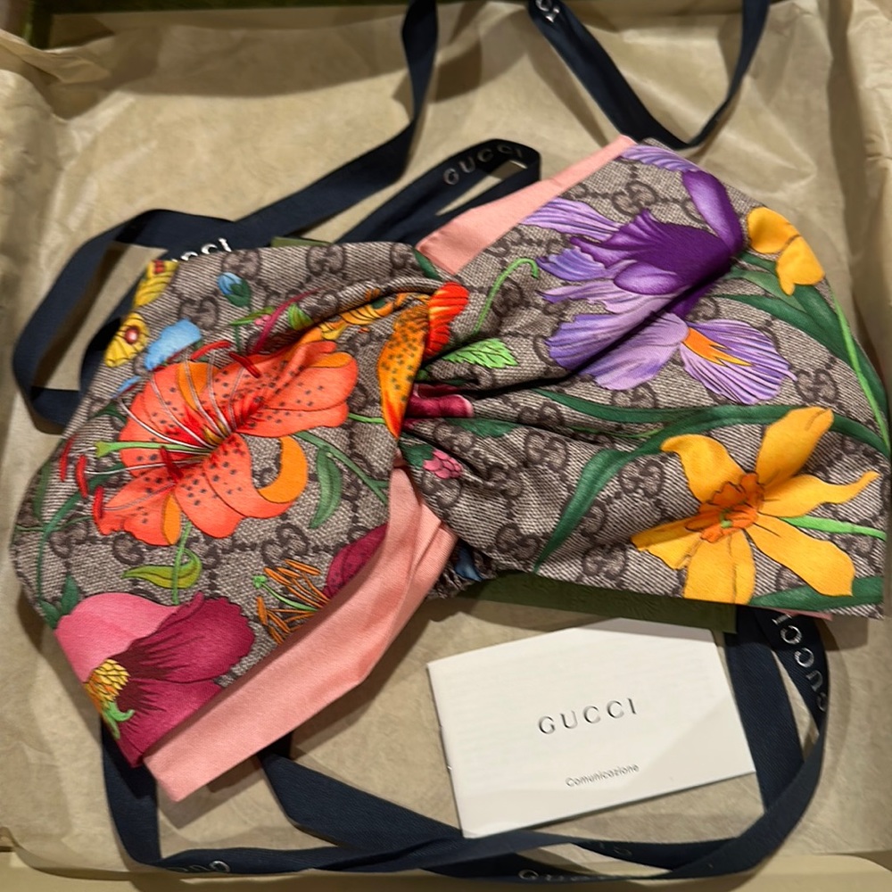 Gucci floral headband